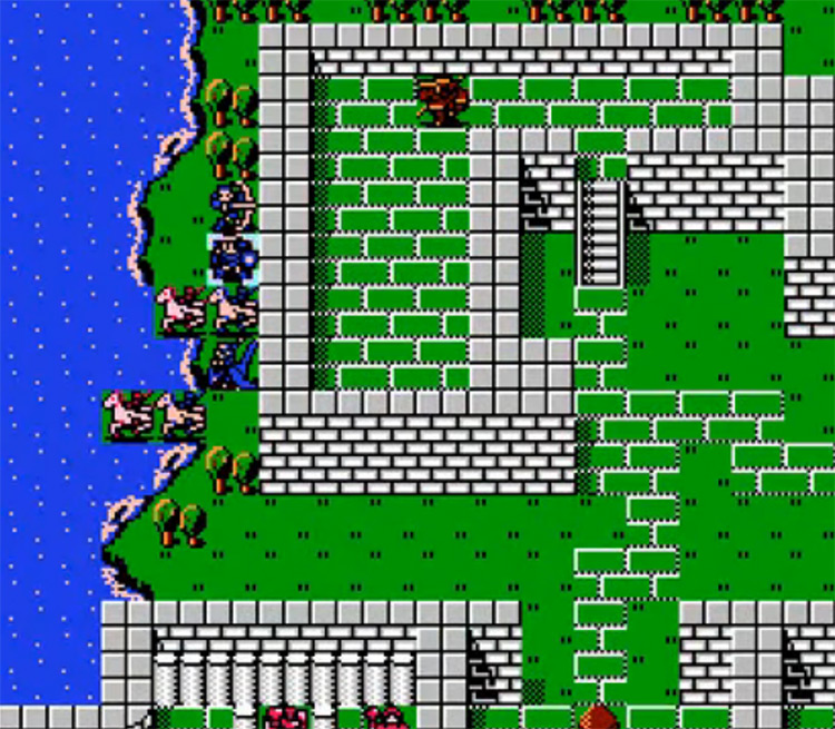 Fire Emblem Gaiden Japanese NES gameplay