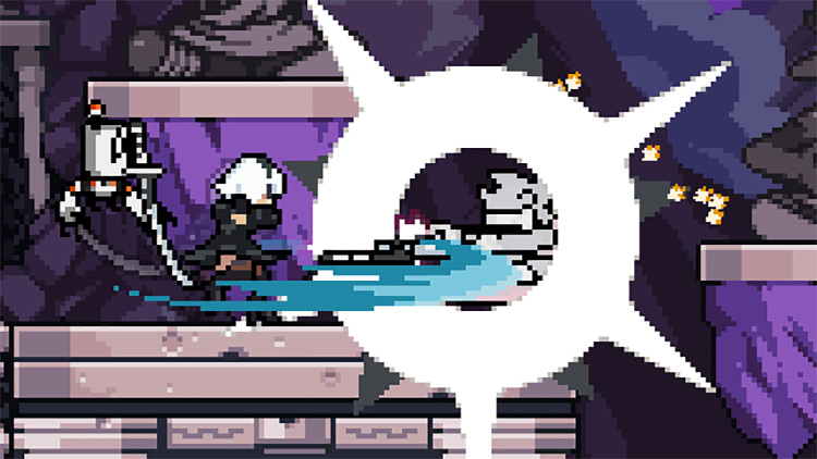 2B from Nier - Custom Rivals of Aether Character