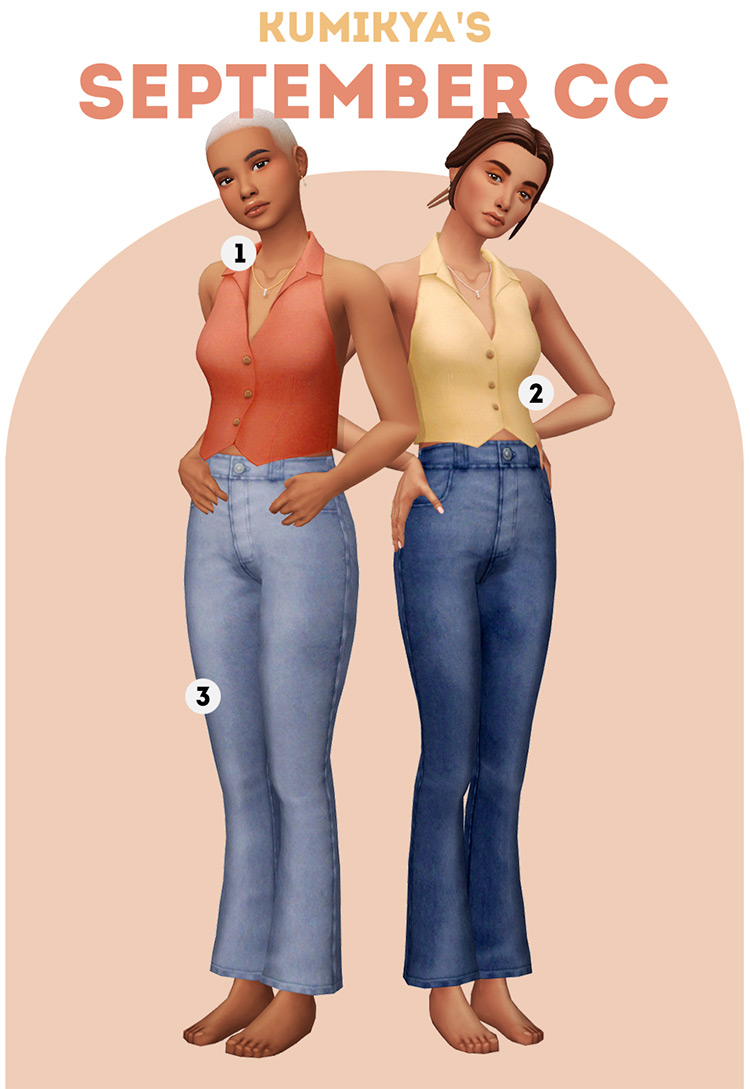 Sims 4 Maxis Match Mom Jeans