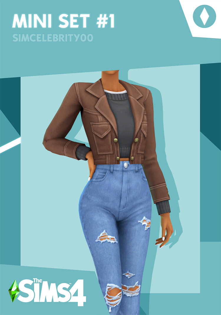 Basic Mom Clothes Set MiniSet #1 - TS4