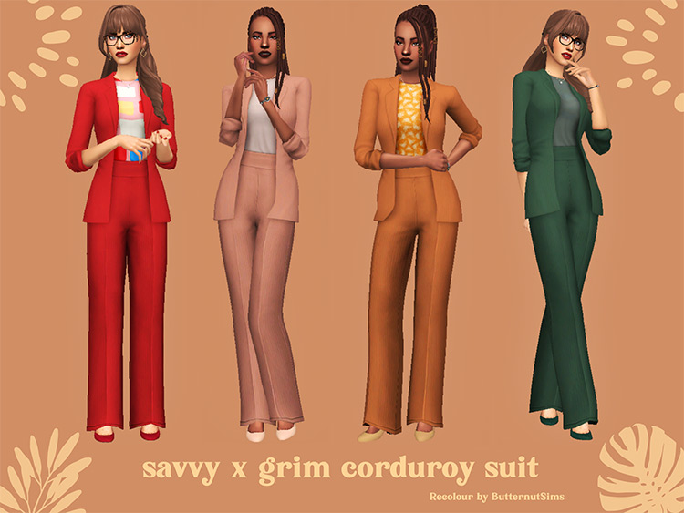 Corduroy Suit for Mom - TS4