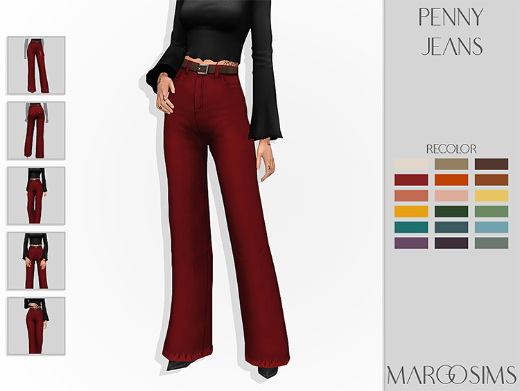 Penny Jeans Recolor CC - TS4