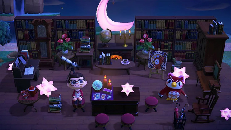 Celeste Stargazing Workspace in ACNH