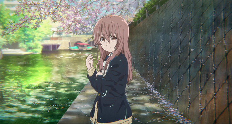 Shouko Nishimiya in A Silent Voice anime