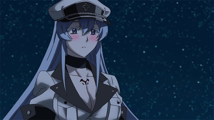 Esdeath from Akame ga kill anime