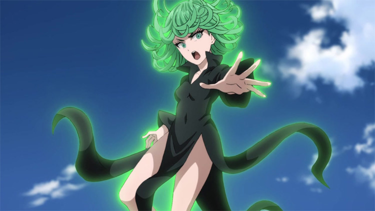 Tatsumaki from One Punch Man anime