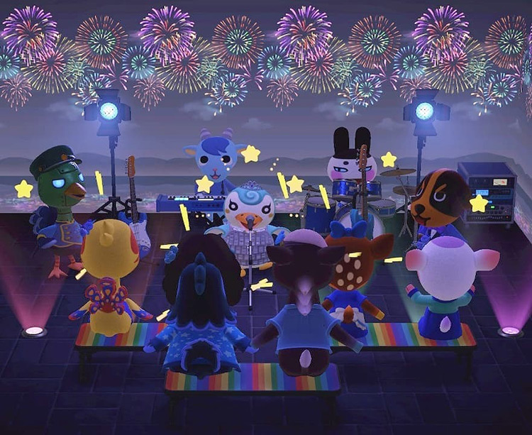 Pop Concert Stage Idea in ACNH