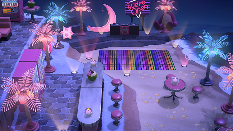 Beach Nightclub Concert Area - ACNH Idea