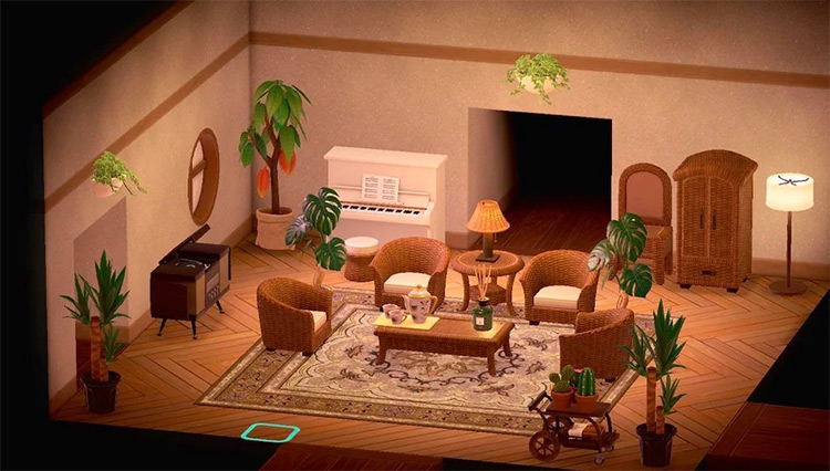 25 Living Room Ideas For Animal Crossing  New Horizons   FandomSpot - 64