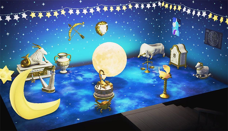 Moon-themed Room Idea - ACNH