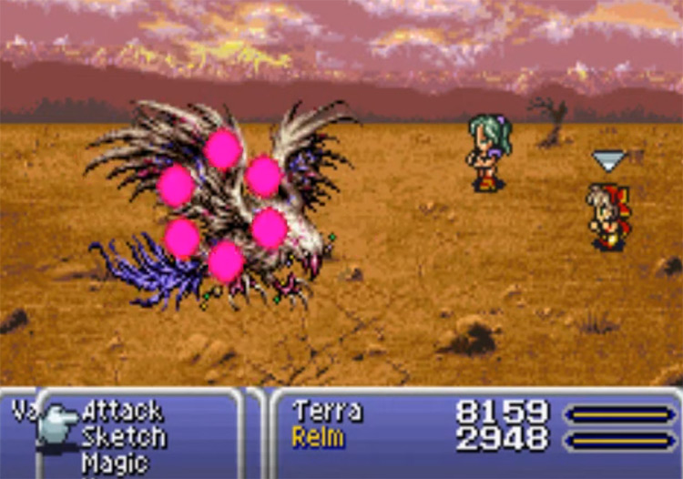 Osmose spell in FF6