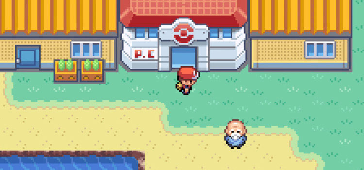 Vermilion City Screenshot in Pokemon LeafGreen