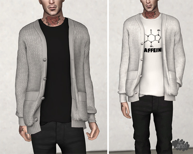 Sims 4 CC: Best Cardigans For Your Snuggly Needs (Male + Female ...