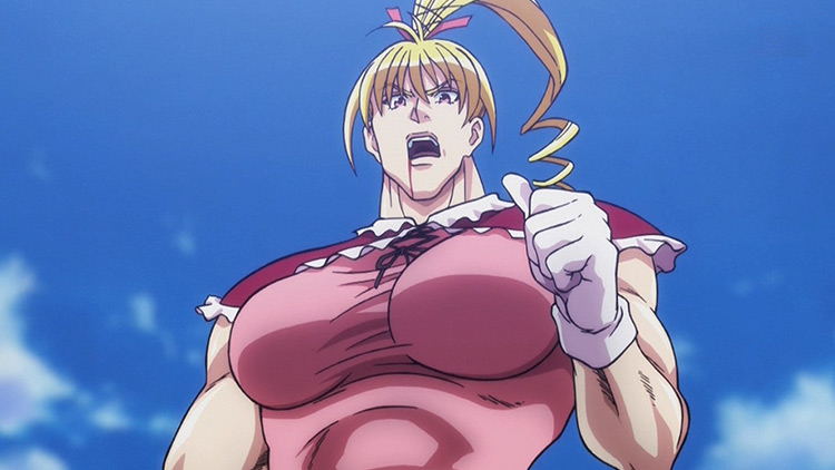 AESTHETIC ART on X: Which anime character would you like to see with big  muscles? #womanmuscle #femalemuscle  / X