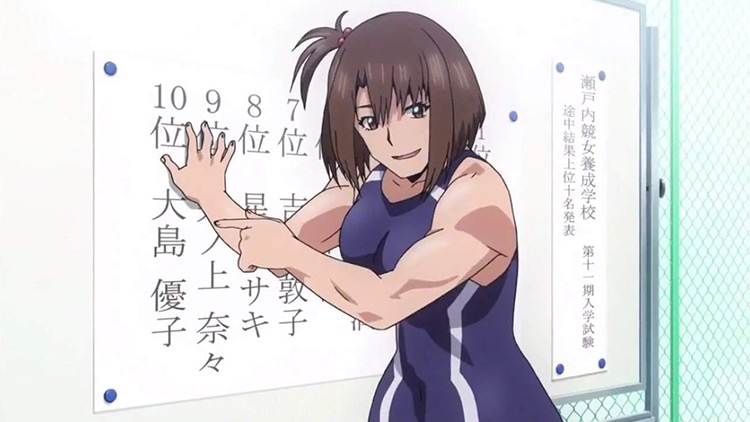 AESTHETIC ART on X: Which anime character would you like to see with big  muscles? #womanmuscle #femalemuscle  / X