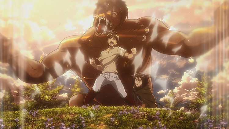 The Founding Titan in Attack on Titan anime