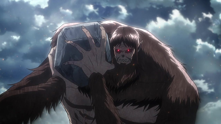 The Beast Titan from AoT anime