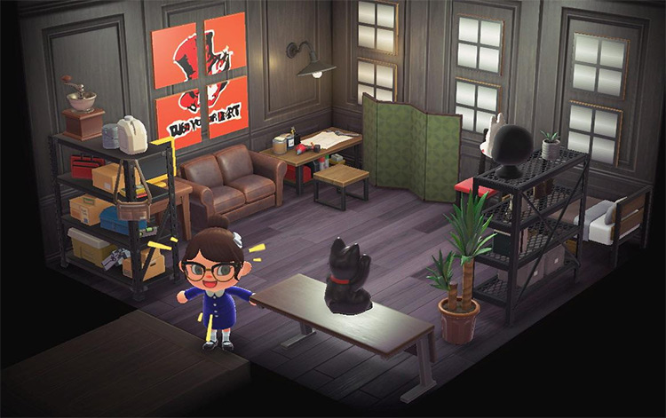 Persona 5 Cafe Leblanc Room - ACNH Idea