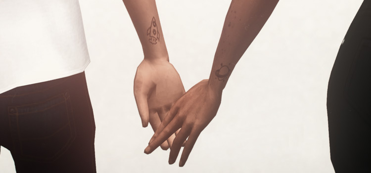 Matching Space Toy Story Tattoos - TS4 CC