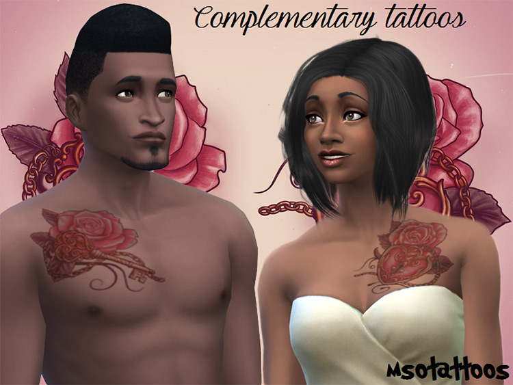 Sims 4 Matching Couple Tattoos  Free CC   Mods    FandomSpot - 81