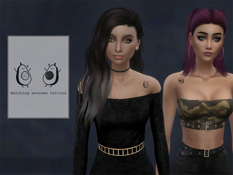 Sims 4 Matching Couple Tattoos  Free CC   Mods    FandomSpot - 77