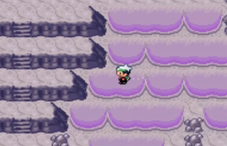 Meteor Falls in Pokemon Emerald