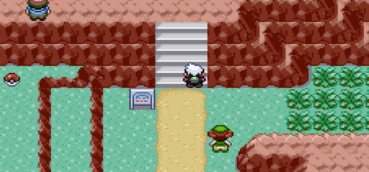 Pokemon Emerald Route Screenshot on GBA