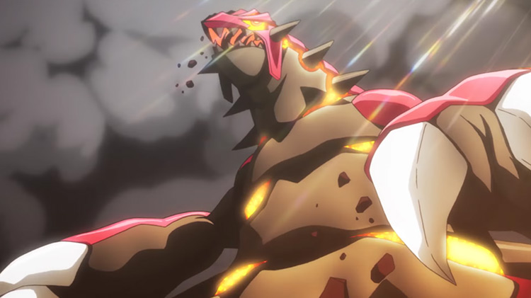 Primal Groudon (Ground/Fire) in the Pokémon anime