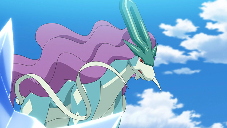 Suicune Pokemon anime screenshot