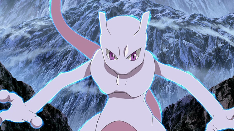 Mewtwo Pokemon anime screenshot