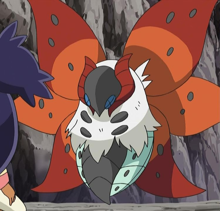 Volcarona Pokemon in the anime