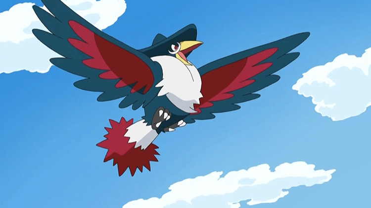 Honchkrow in Pokemon anime