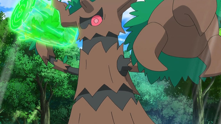 Trevenant Pokemon anime screenshot