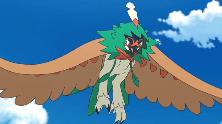 Decidueye in Pokemon anime