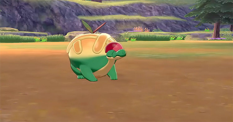 Appletun in Pokémon Sword and Shield