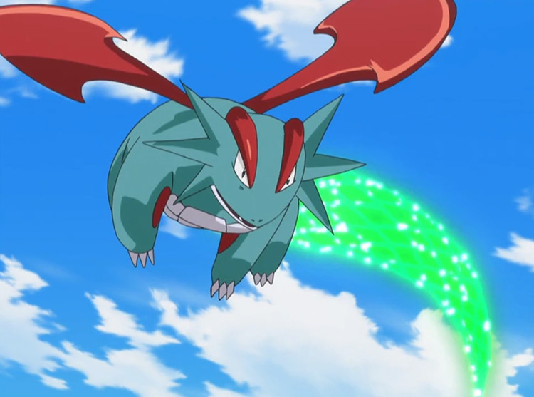 Salamence in Pokemon anime