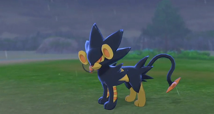 Shiny Luxray in Pokémon Sword and Shield