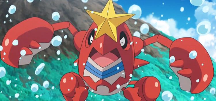 Crawdaunt from the Pokémon anime