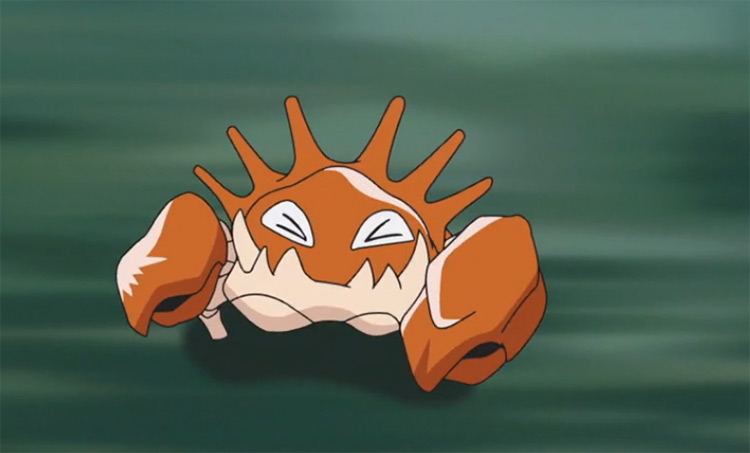 Kingler Pokémon in the anime
