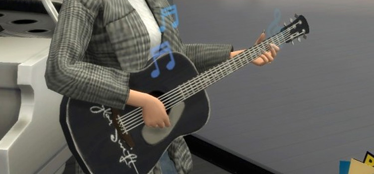 Taylor Swift Guitar CC in The Sims 4