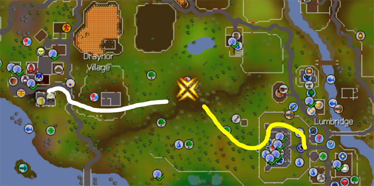 H.A.M. Hideout Location on the map / Old School RuneScape