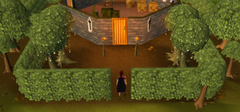 Magic trees in front of the sorcerer’s tower (OSRS)