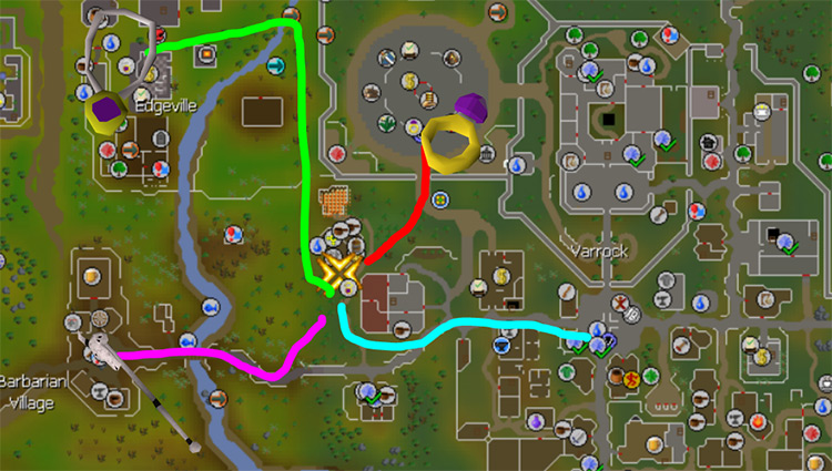 Map To Cook’s Guild / Old School RuneScape