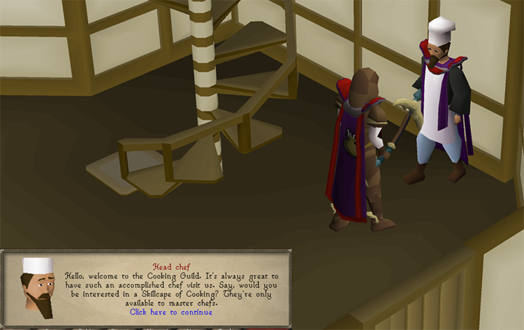 Head Chef at the Ground Floor of the Cooks' Guild / OSRS