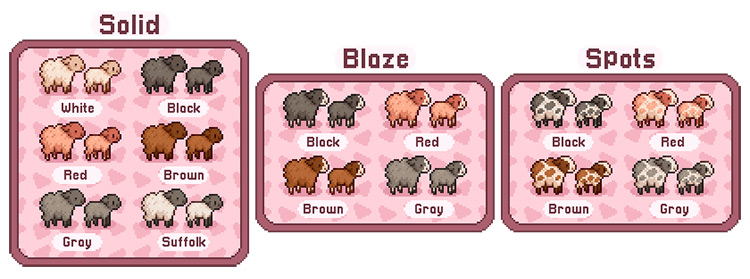 K’s Sheep Replacers / Stardew Valley Mod