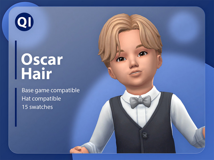 Oscar Hair by qicc TS4 CC