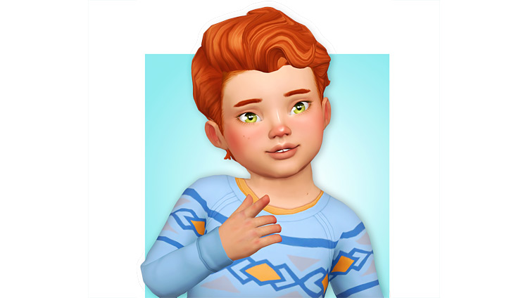 sims 4 cc child hair maxis match