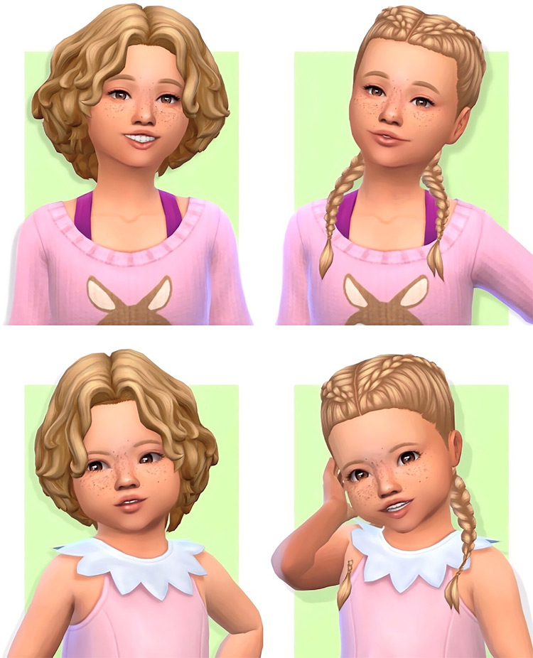 sims 4 custom content hair kids