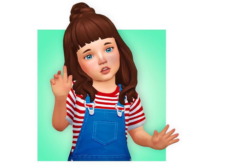 Best Sims 4 Maxis Match Toddler Hair CC  Boys   Girls    FandomSpot - 76