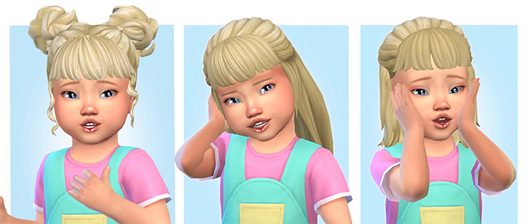 Best Sims 4 Maxis Match Toddler Hair CC  Boys   Girls    FandomSpot - 61